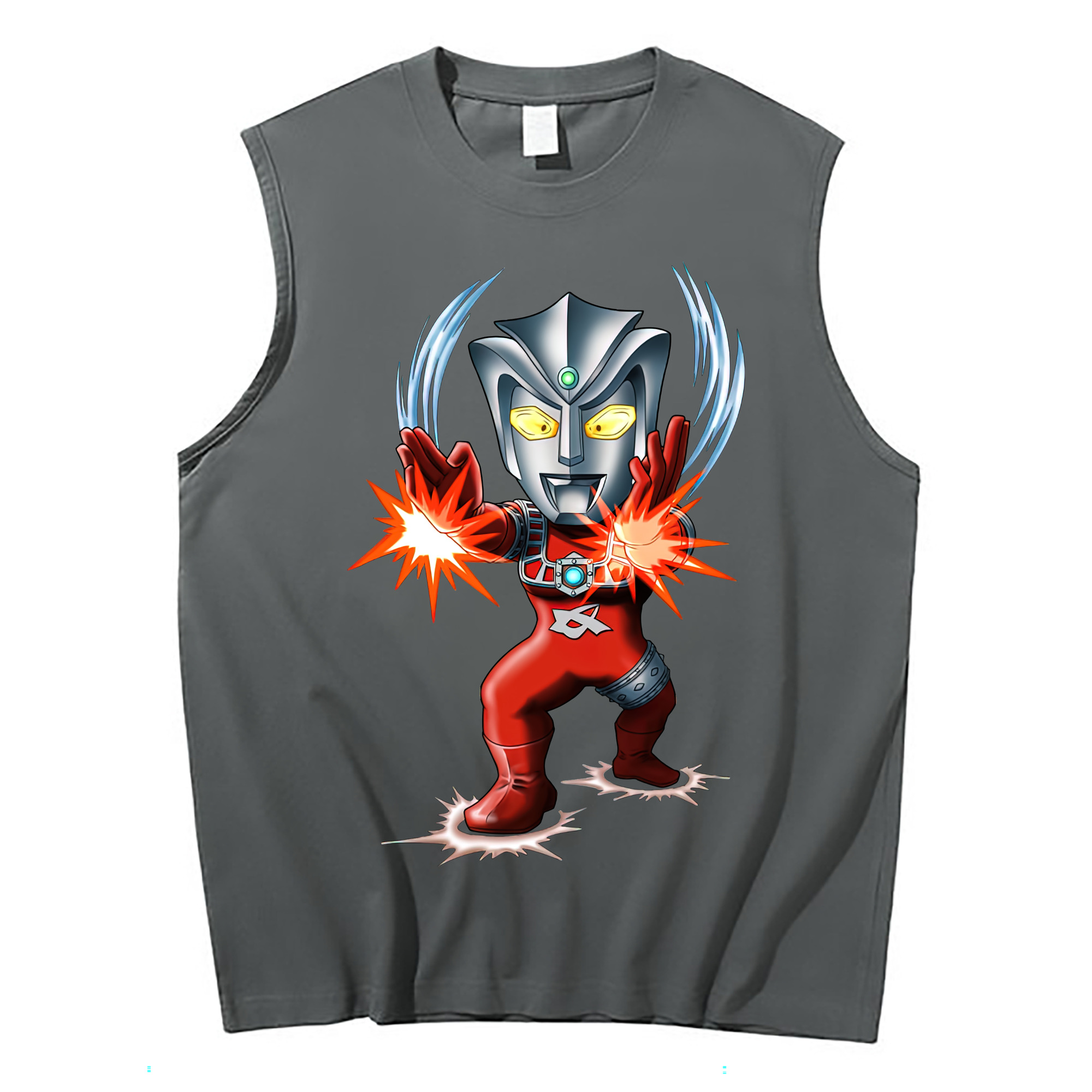 （画像用） ウルトラマン Ultraman コットン100％タンクトップ（フロントプリント）